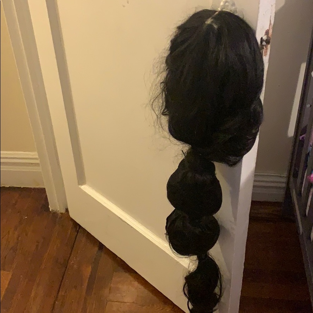 Princess jasmine cosplay wig